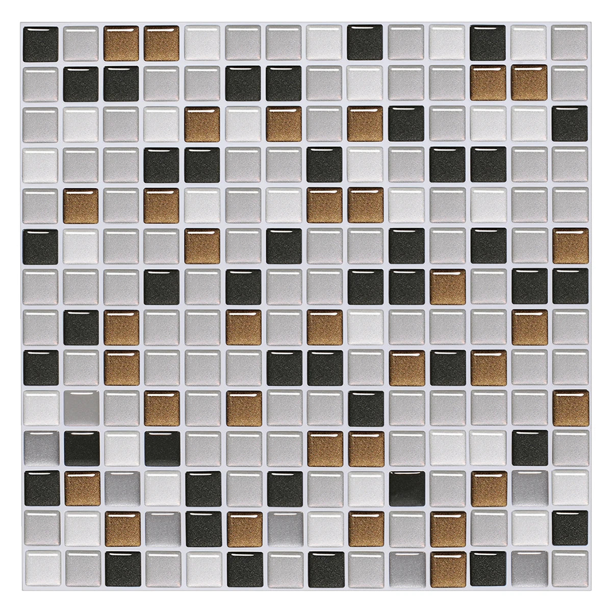 Interior 3d Self Adhesive Mosaic Glazed Tile Peel & Stick Wall Tiles