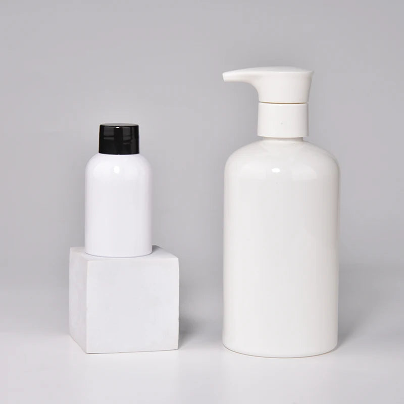 Private Label Recyclable Plastic Eyeshadow Palette Cosmetics Container Dispenser Lotion Pump Bottle Refillable Liquid Soap