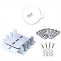 Aluminum Solar Panel Mounting Z Brackets Solar Energy Storage System 10-Year Warranty 60m/s Wind Load Anodic Oxidation 4PCS/Set
