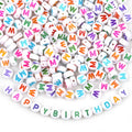 500 Gram 3600pcs Multi-color Acrylic Letter Beads 4*7mm Alphabet Bead Charm for Girls Bracelet DIY Jewelry Accessory