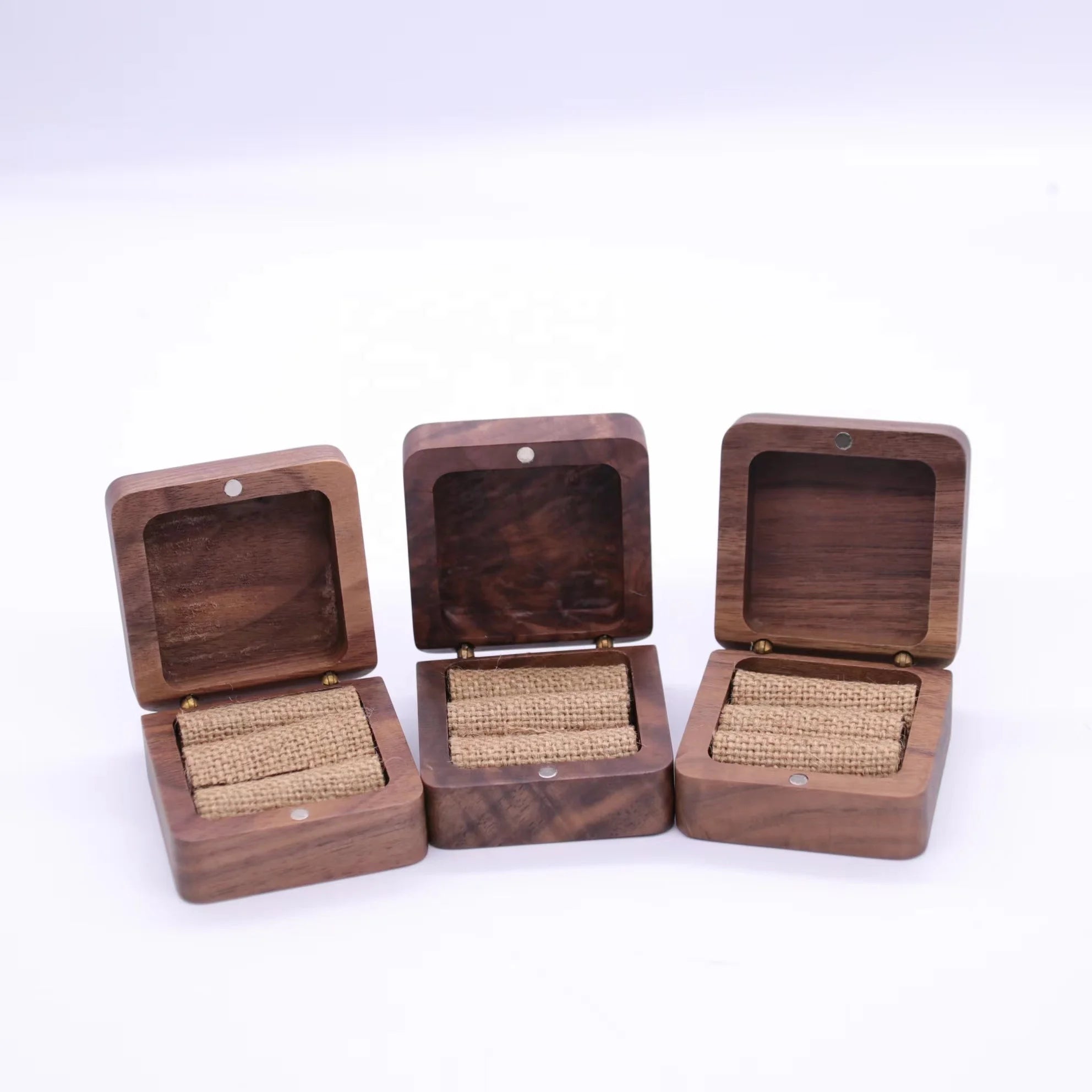 Tailai Display Jewely Holder with Removable Tray for Necklace Earrings Rings Bracelets Box Wooden Jewelry Craft Gift Packaging.