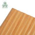 MUMU Luxury Nordic Stick Charcoal Decorative Interior Room Ceiling Board Wood Round Wall Panel