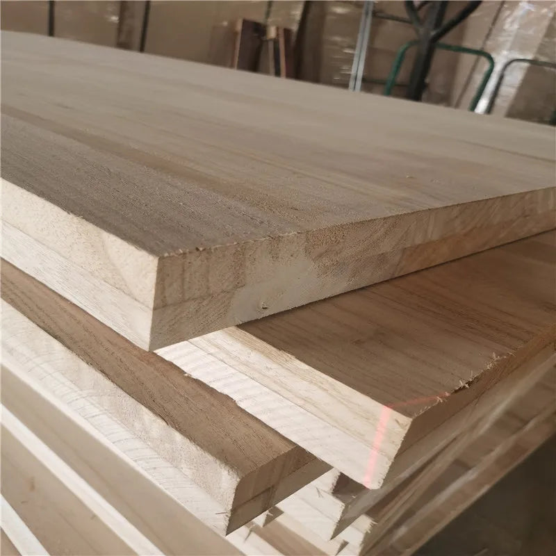 More Cheaper Price  25mm and 40mm Pine Poplar Fir Spruce Paulownia Wood Finger Jointed Laminated Board