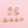Wholesale 925 Sterling Silver Jewelry Accessories Lobster Spring Clasps With Open Ring for DIY Necklace Bracelet
