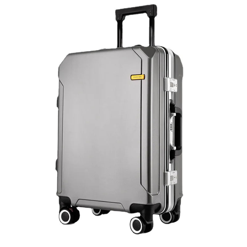 Luggage Password Drag Boxes Wanxianglun Zipper Box Male and Female Students Aluminum Metal Suitcase