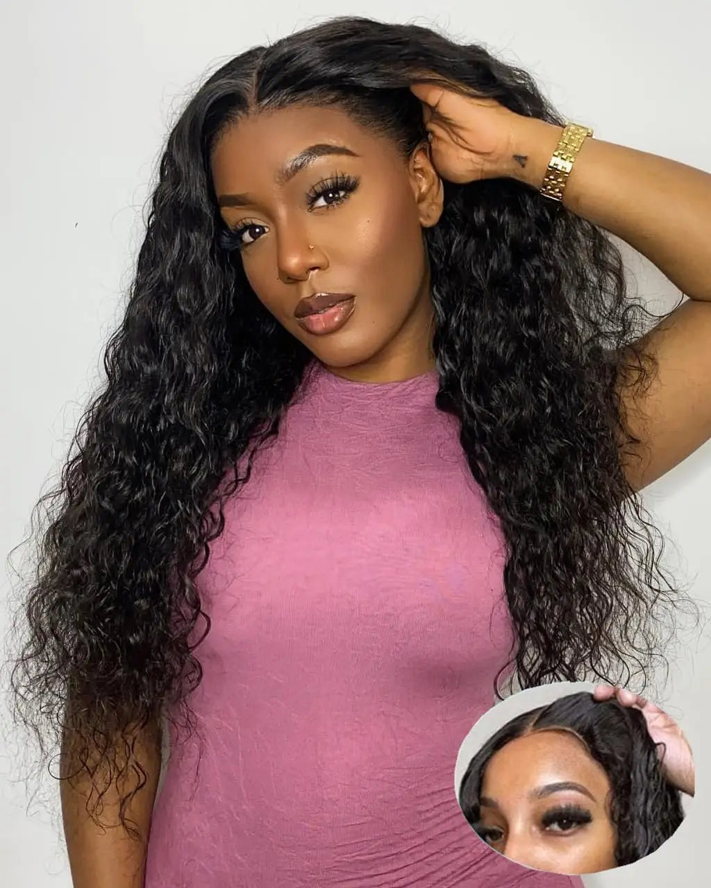 Wholesale Price Wear and Go Pre Plucked Deep Curly Human Hair Wigs Glueless Cuticle Aligned Lace Frontal Wigs 6x4 for Women