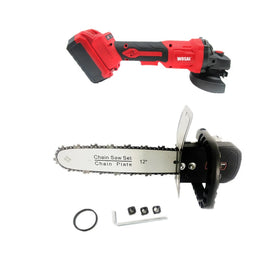 Cordless Electric Angle Grinder Portable Modified Chain Saw Chainsaw Adapter for Grinder