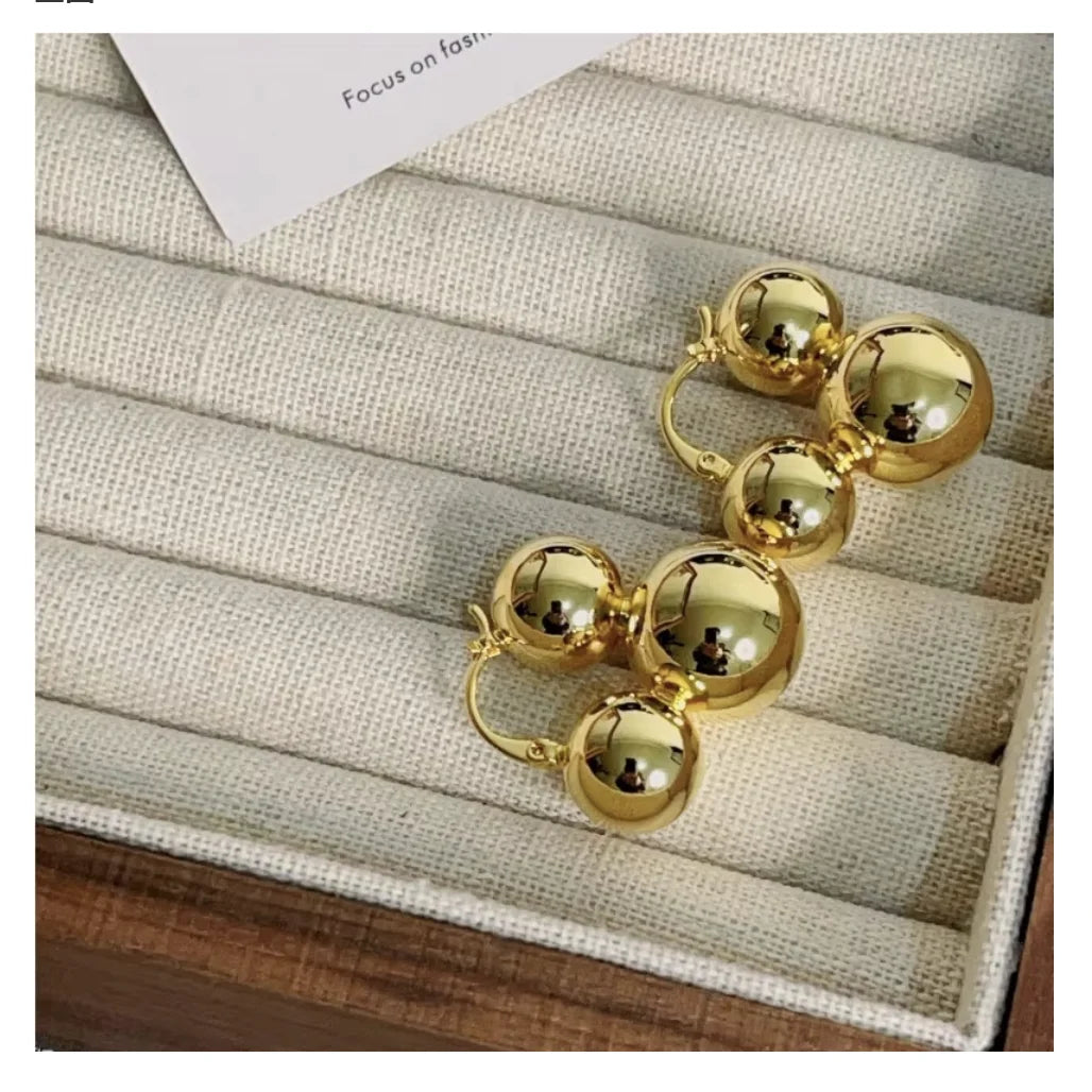 Custom 18k Gold Plated Stainless Steel Mouse Earring Findings Post Studs with Half Ball Loop