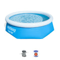 Wholesale bestway 57268 Large Above Ground Steel Pools Swimming Outdoor Inflatable with Filter Pump