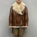 New Coming Winter Super Warm Brown Color Luxury Jacket Women Shearling Jacket