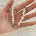 VKME Fashion Ins Style Love Heart Pearl Bracelet for Women Jewelry Wholesale