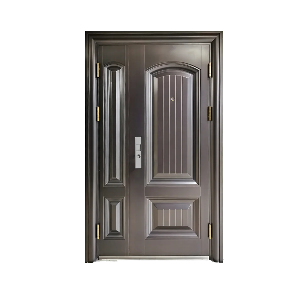 2025 Residential High Price Stainless Steel Pivot Front Entry Door Bulletproof Anti-Theft Design Modern Style for House Exterior