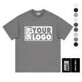 CB073-YPHD27 Heavyweight Cotton With Logo Men Drop Shoulder T-shirt Dtg Print Oversize Black Custom Young People t Shirts