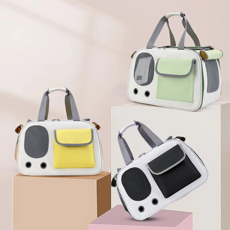 Wholesale Extra Spacious Breathable Lightweight Cat Backpack Zipper Modern Classic Large Capacity Foldable Pet Carrier for All