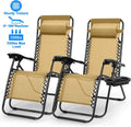 Woqi Luxury Modern Adjustable Zero Gravity Folding Beach Sun Lounge Chair Outdoor