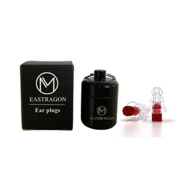 30dB Reusable Silicone Earplugs Aluminum case with Custom logo and Custom Color Box Packaging