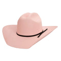 Custom Mexican Dallas Pink Cowgirl Hat Wholesale Black Bow Big Brim 9cm Western Cowboy Hat for Women