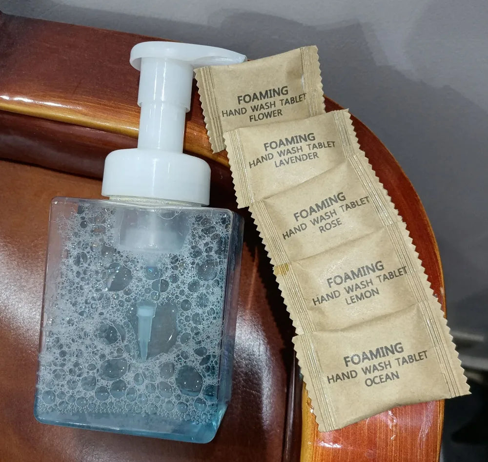 Homemade Sanitizer Hand Wash Soap Tablet Foaming Hand Liquid Soap Effervescent Tabs