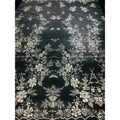 2023 Hot Sales Luxury Eco-Friendly Sustainable Floral Glitter and French Tulle Lace Mesh Fabric for Wedding Evening Dress