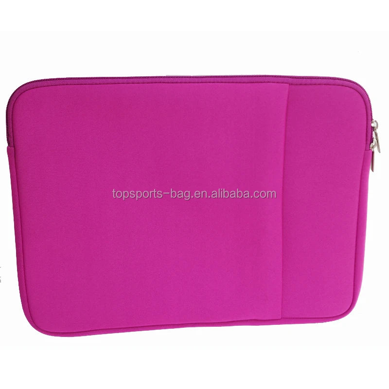 Custom Size Waterproof Neoprene Laptop Cover Sleeve Case Bag with Front Pocket