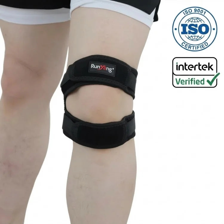 Adjustable Neoprene Patella Knee Strap Breathable Patella Stabilizer for Knee Pain Relief Sports Protector for Basketball