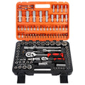 108 Pcs Multifunctional Wrench Socket Set 1/2" 1/4"dr Socket Wrench Set Vehicle Repair Adjustable Tool Set Bucket
