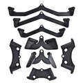 Back Strength Training Handle Mag Grips LAT Pull Down Bars Cable Machine Attachment Rowing T-bar V-bar Set