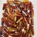Wholesale Small Size Natural Colorful Skinny Carnelian Tower Crystal Obelisk Red Agate Point for Pendants