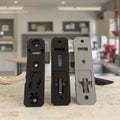 DIN 35mm Rail Standoff Bracket C35 C45 Plastic PCB Bottom Plate Circuit Board Mounting Bracket for Metric Measurement Clamps