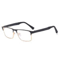 20266 Best Selling Men's Metal Square Frame Glasses Retro Fashion Anti Blue Light Optical Glasses
