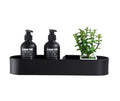 Aluminum Adhesive Shower Caddy Black Bathroom Organizer Shower Shelves