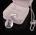 Dandelion Seed Pendant Necklace Dandelion Wish Jewelry Double Sided Crystal Patch Jewelry Inspired Gift for Women Girls