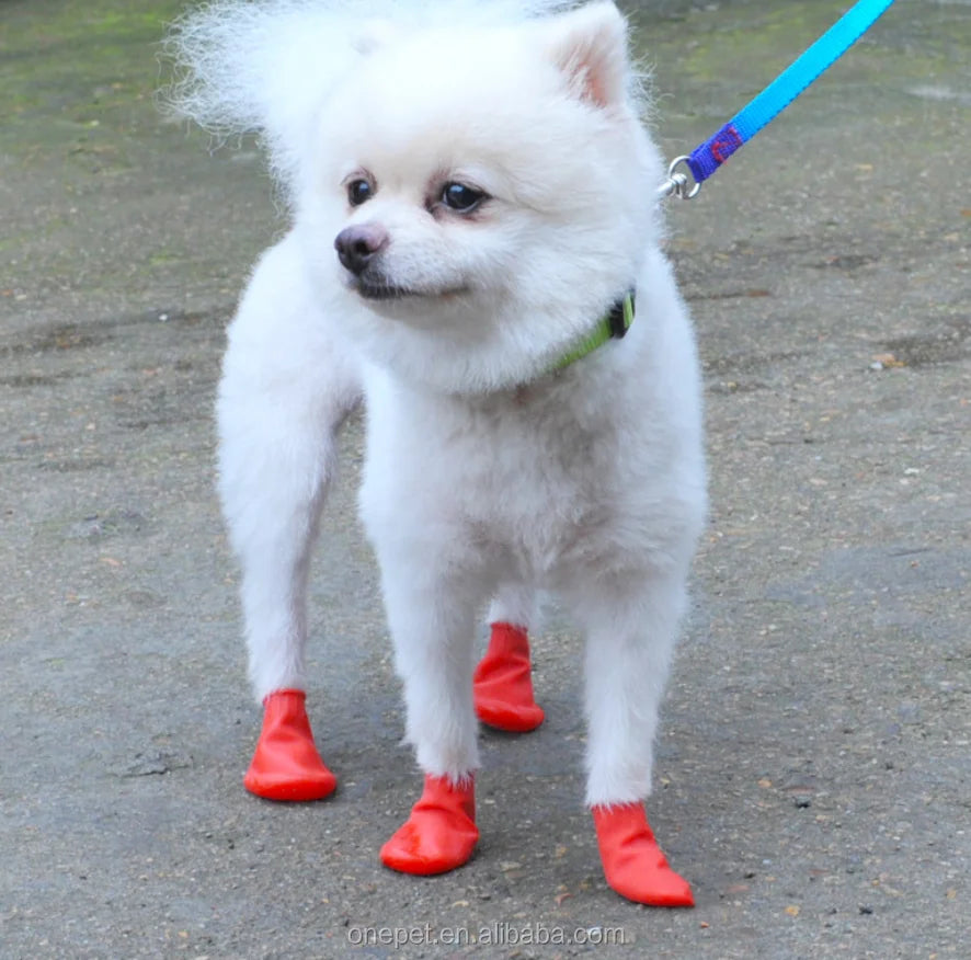 Pet Paw Protect Dog Shoes Balloon Shoes Disposable Waterproof Dog Rain Boot Shoes