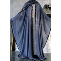 New Design Women Abaya Islamic African Clothing Dress Beading With Belt for Muslim