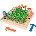 Montessori Wooden Box Early Learning Toy with Carrot Pull Farm Harvest Alphabet for Children's Language Development Set Playing