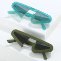 New Fashion Funny Triangle Cat Eye Sunglasses Women Men Vintage Shades Personality Sun Glasses Hip Hop Eyewear UV400
