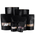 Clear Window Mopp Front Customized Gusset Custom Shape Recycle Transparent Printing Craft Kraft Paper Stand up Doypack Pouch Bag