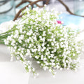 C-B004 Hot Sale Silk Artificial Babysbreath Bouquet Gypsophila Baby Breath Flowers White bunch for Wedding Home Decoration