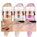 Hot Selling Face Body Brightening Pat Powder Loose Shimmer Highlighter Powder Luxury Glitter Face Makeup Hightligh Powder