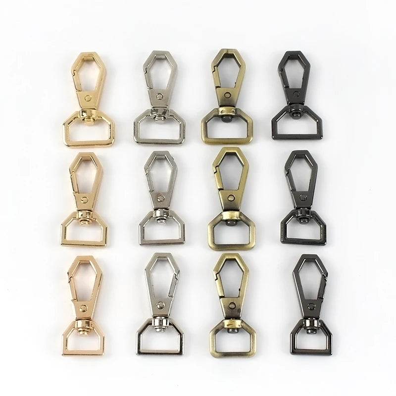 Meetee BD448 13/16/20mm Dog Collar Lobster Clasp DIY Hardware Accessories Bags Strap Swivel Trigger Connection Buckle
