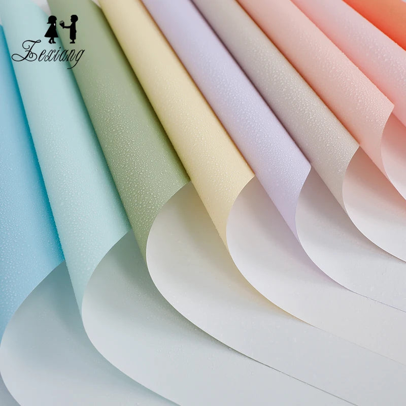 Zexwrap Flower Shop Supplies Waterproof Wrapping Paper BOPP Printing Plastic Paper