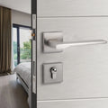 Modern Nordic Zinc Anti-Pry Security Lock with Silent Magnetic Latch Durable Corrosion