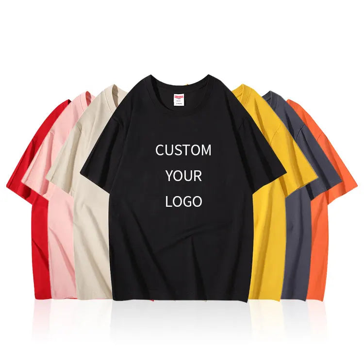 Heavy Weight 260gsm Oversize Blank 100% Cotton Casual Drop Shoulder Cropped Length Box Fit Men Oversize T Shirt Custom Logo