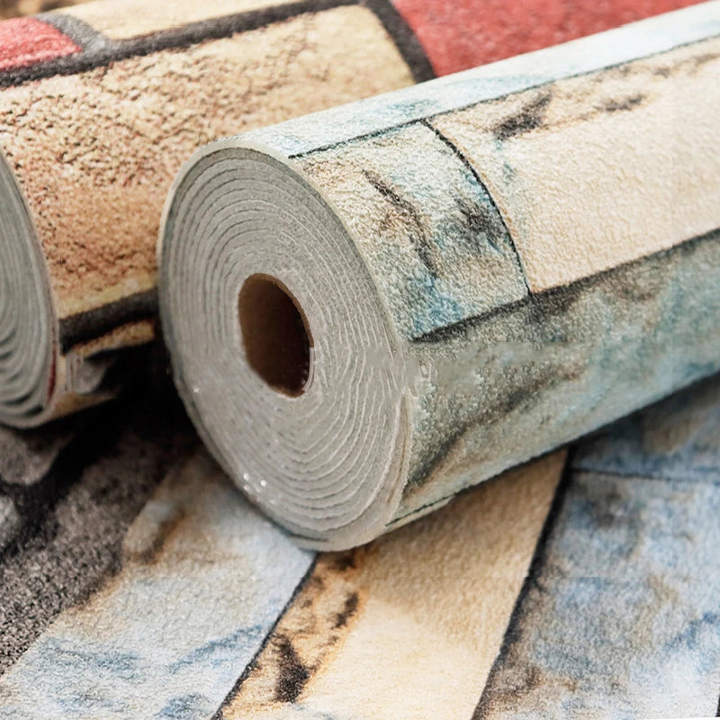 Soft Wallpaper Self-adhesive PVC Foam Wall Panel Decoration Anti-collision Brick Wallpaper Rolls