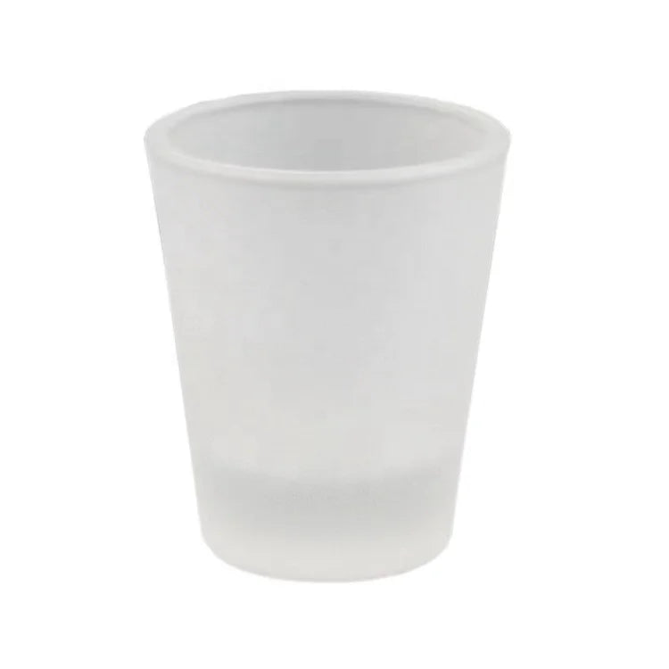 Customized Shot Glasses Frosted Vodka Whiskey Shot Glass Cups 2oz Sublimation Gift Whiskey Glasses