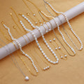 RINNTIN GPN Wholesale Minimalist 925 Sterling Silver Jewelry 14K Gold Vermeil Plated Irregular Freshwater Pearl Choker Necklace