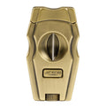 Luxury Multi-Function Cigar Accessories Custom Logo V Cutter with Cigar Punch Sharp Blades