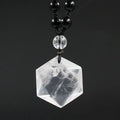 Blue Sand Stone Pendant Spirit Swing Energy Stone Star Sea Six - Pointed Star Necklace Men's and Women's Sweater Chain Jewelry