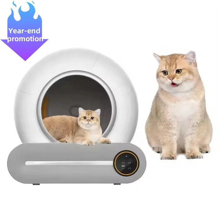 App WiFi Control Smart Automatic Cat Litter Box Electric Automatic Litter Box Cats Toilet Self Cleaning  Litter Box for Cats