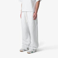 Wholesale Mid Waist Men's Casual Sweatpants Cut Edge for Raw Hem Split Cuffed Joggers with Elastic Heavy Fleece Thick Pants